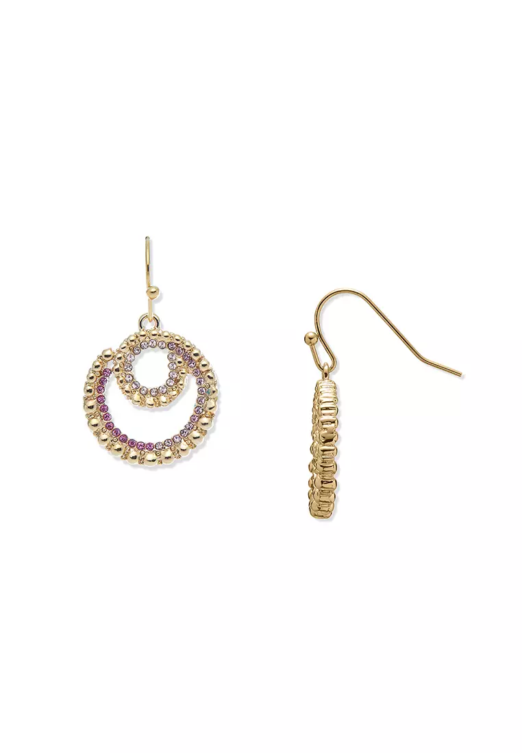 Gold fish deals hook earrings