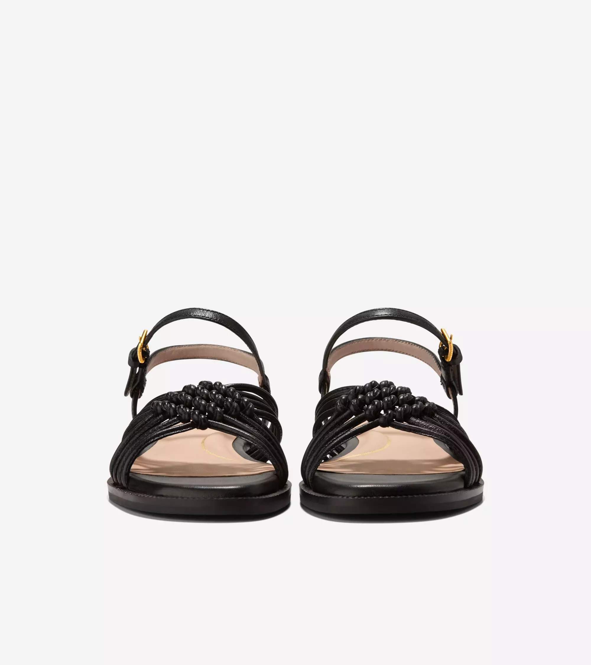 Cole Haan Woman Jitney Knot Sandal - Sepatu Wanita (Hitam)