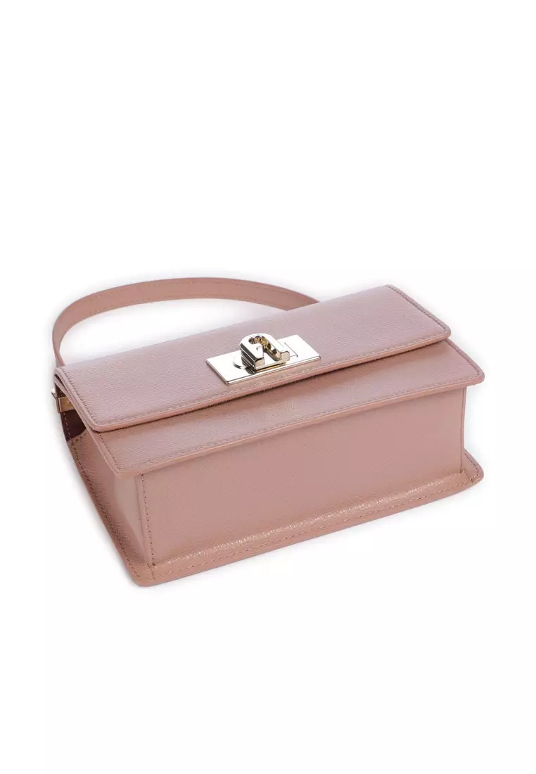 Ladies' Shoulder Bag Rose in Brown BAFKACO ARE000