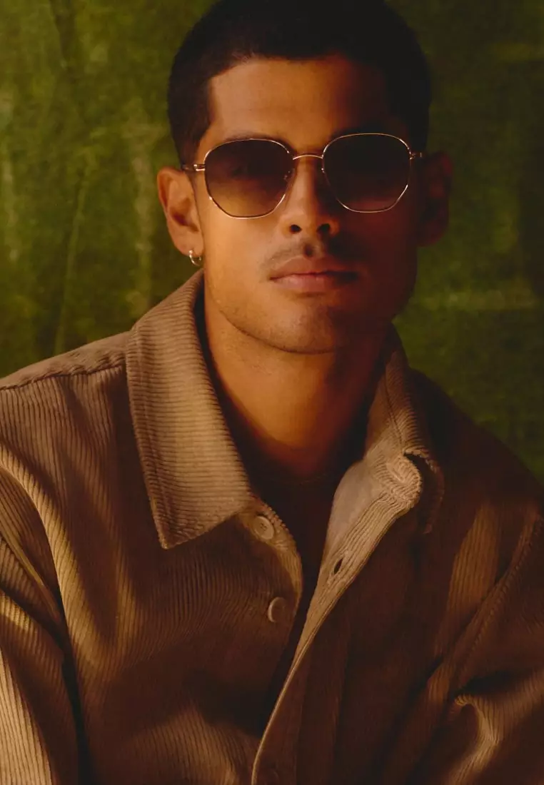 QUAY Big Time Sunglasses - Chocolate/Brown Blue