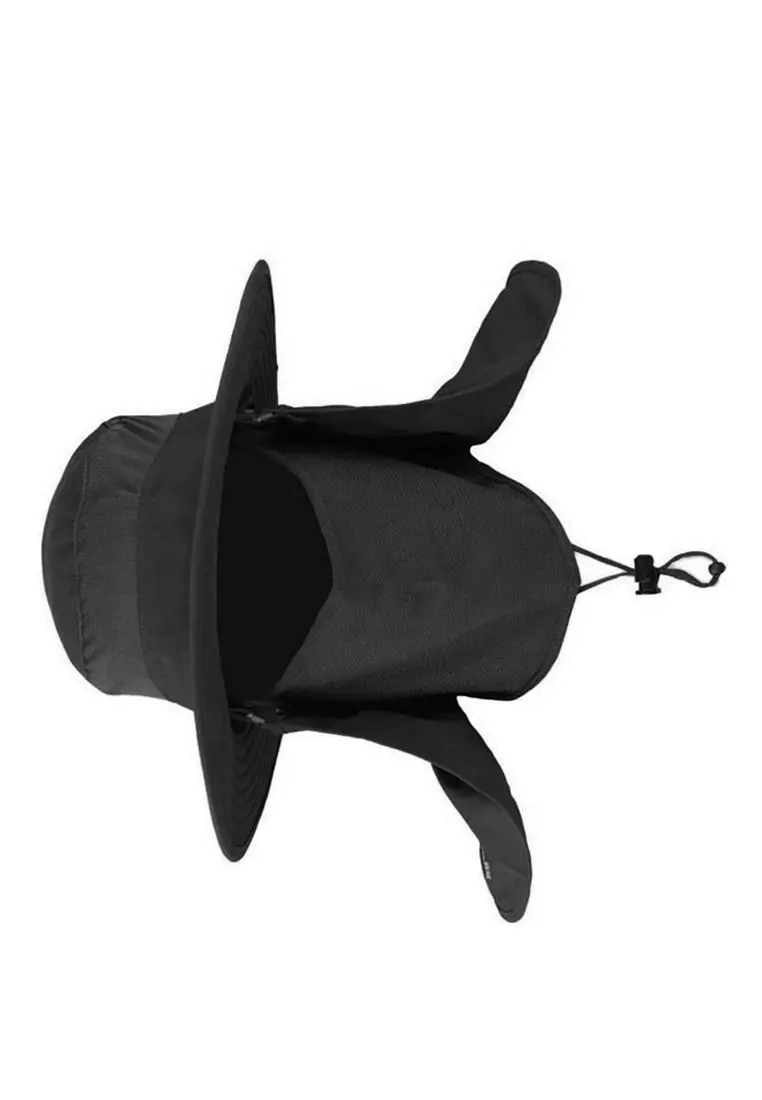 Topi Hiking & Trekking Pria Penutup Wajah AFS5 ORIGINAL - Black