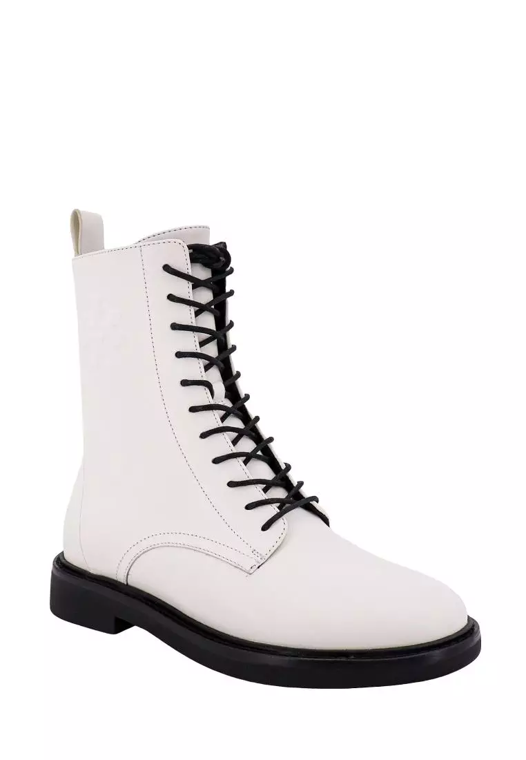 White combat boots for women new arrivals
