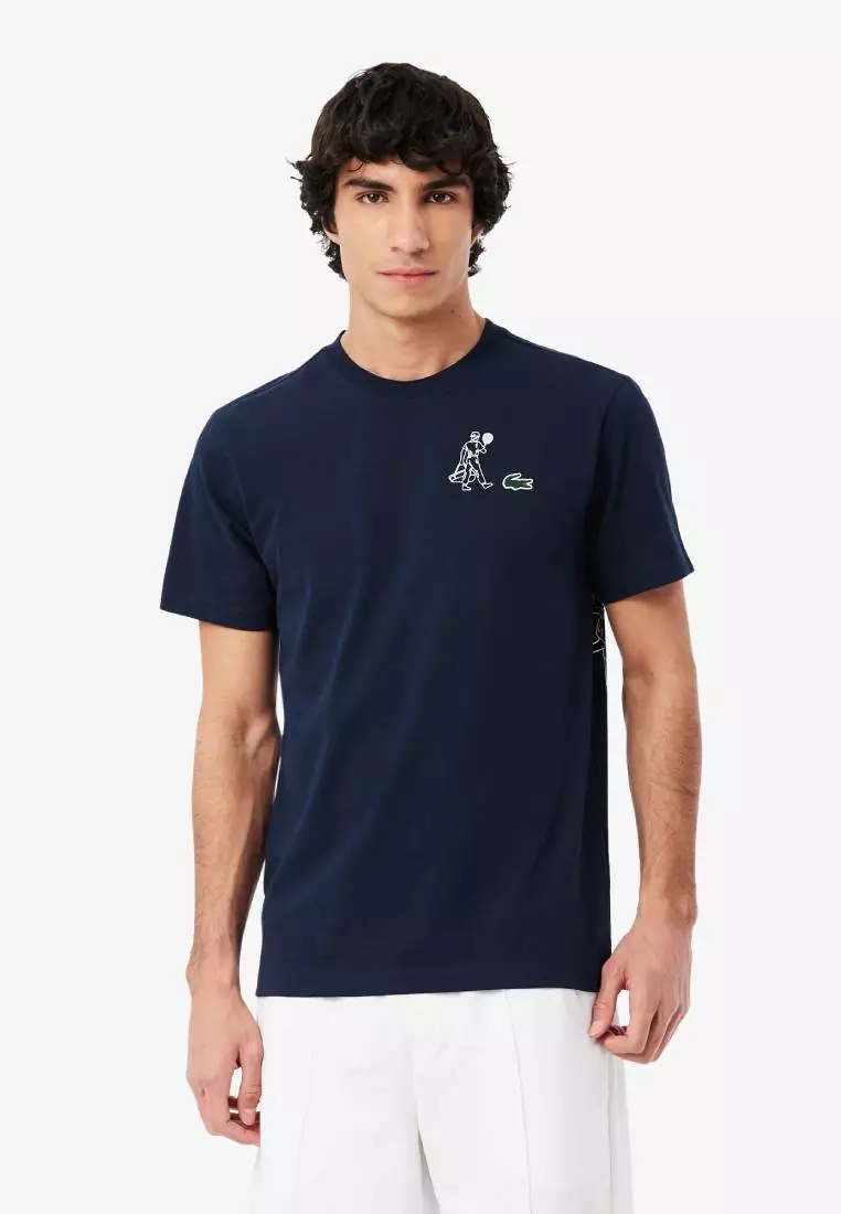 Ultra Dry Printed Tennis T-shirt