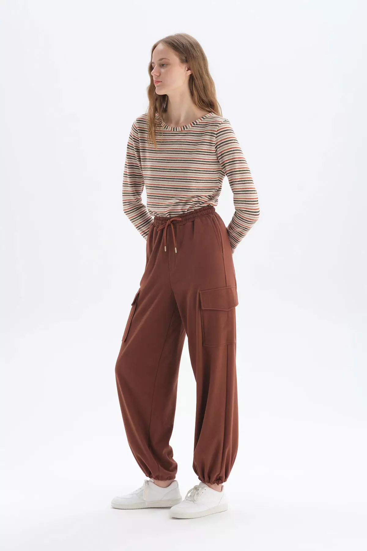 Cappuccino Trousers, Wide Fit, Loungewear for Women