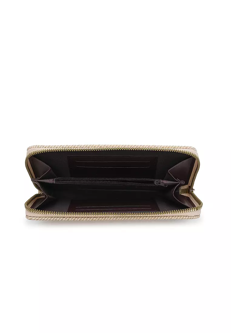 Women's Long Wallet / Purse (錢包) - 米黃色