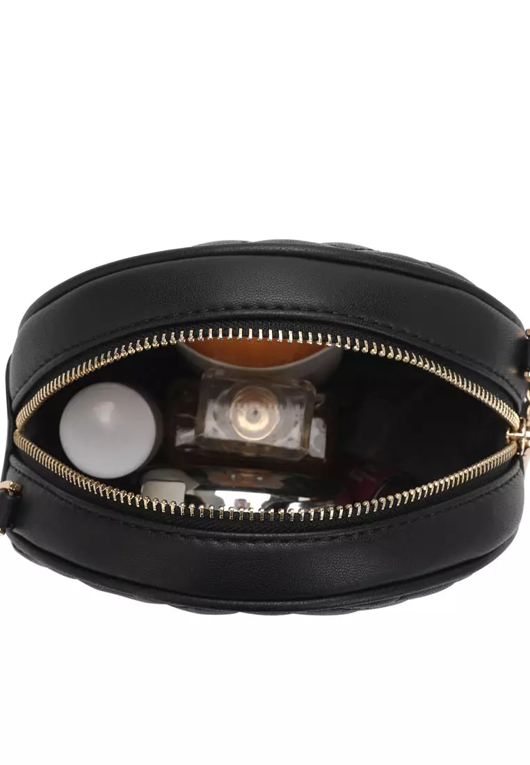 Women's Casual Chain Sling Bag / Crossbody Bag - Black