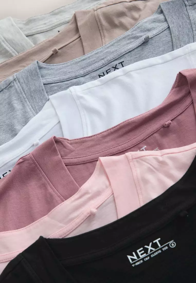 Cap Sleeve T-Shirts 7 Pack