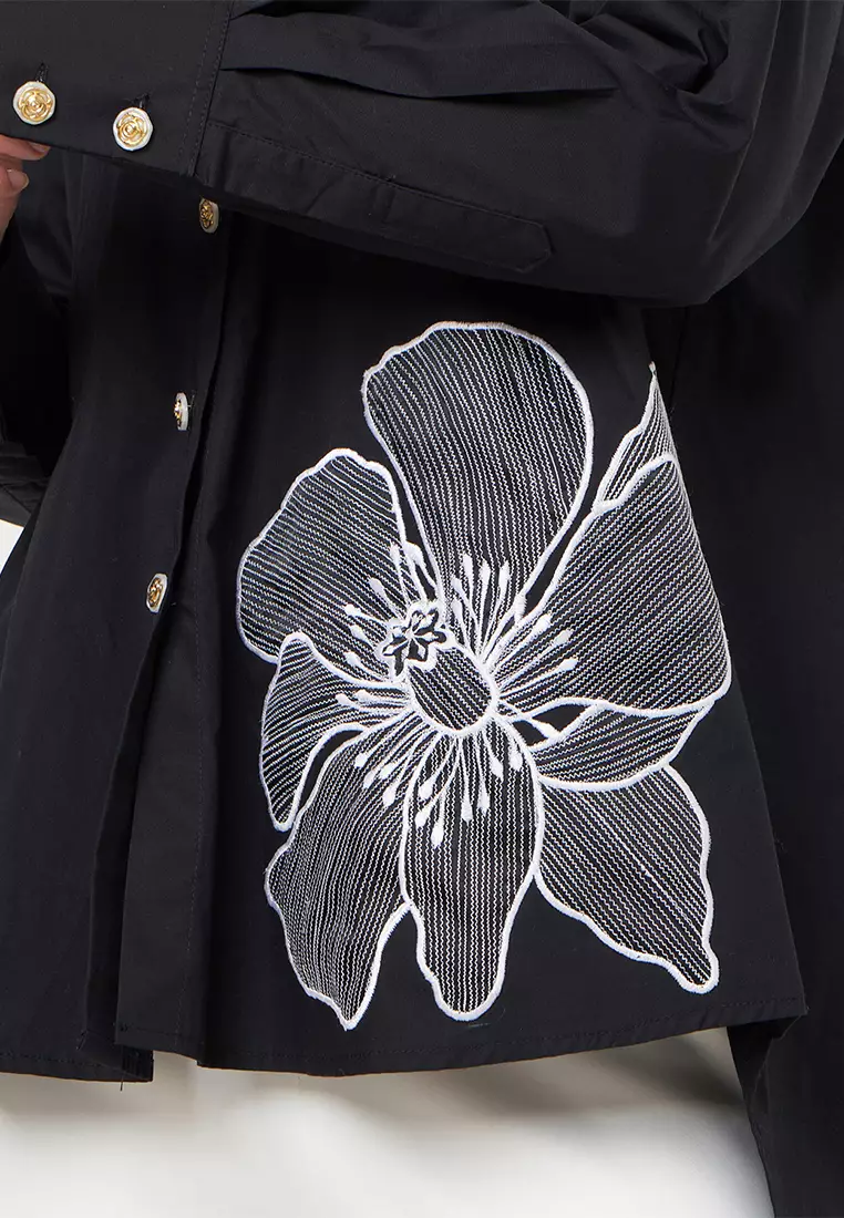 Kamilaa by Itang Yunasz Kemeja Victoria Black