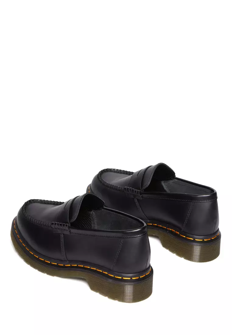 SMOOTH LEATHER PENTON LOAFERS BLACK - WOMEN
