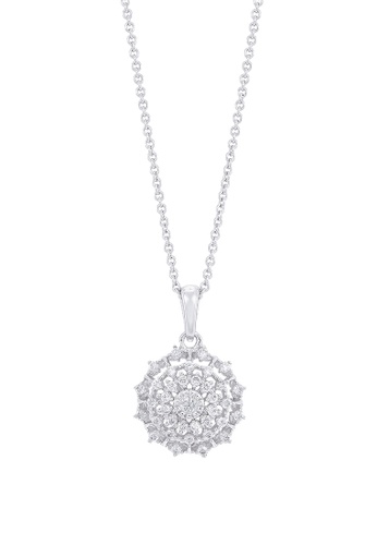HABIB gold HABIB Diamond Pendant Necklace in 375/9K White Gold 265121022(N) 0E746AC1A97548GS_1