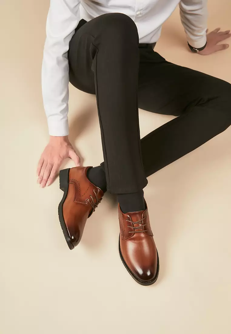 Brogue Leather Derby Shoes KB23KB65