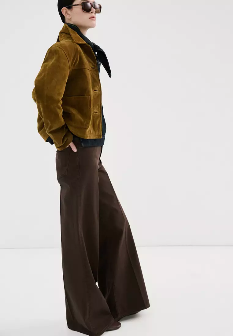 High-Waisted Wide Leg Jeans