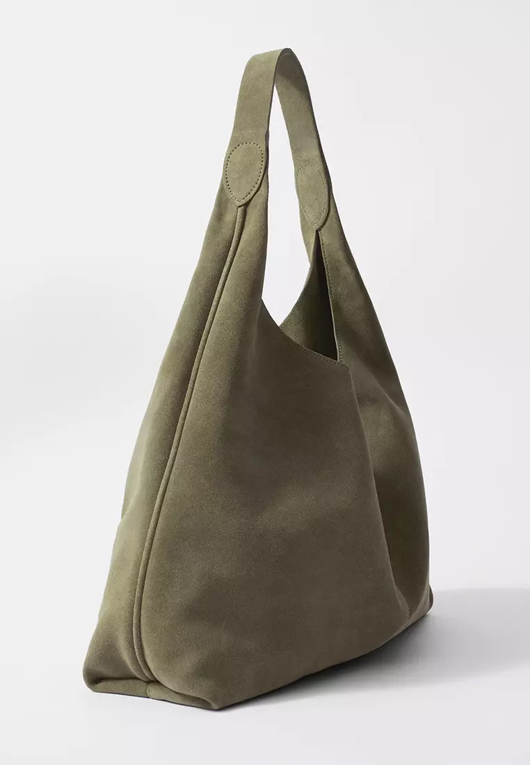 Large Suede Tote Bag