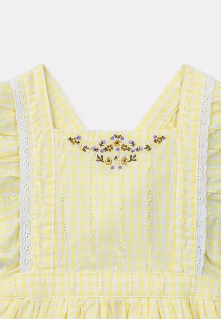 Yellow Gingham Dress