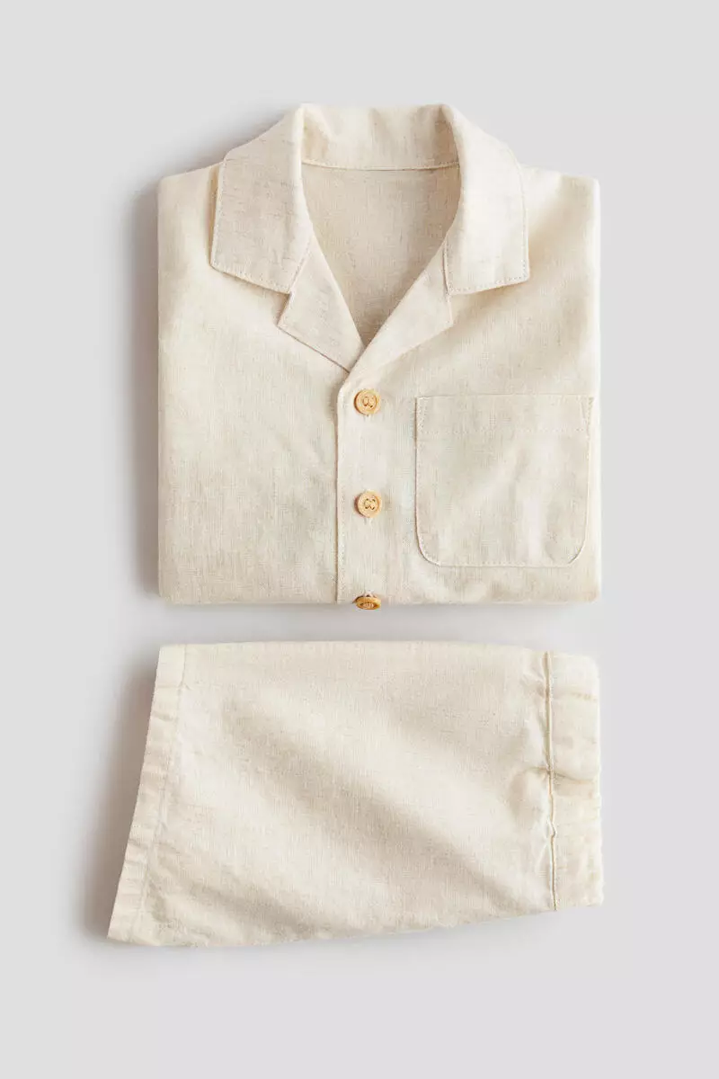 2-piece linen-blend set