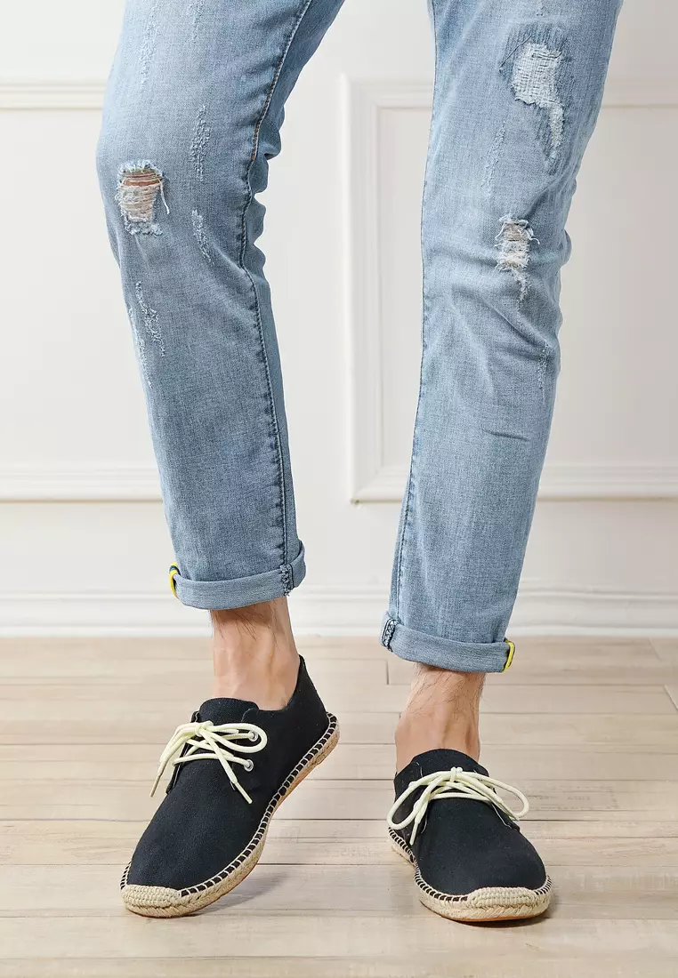 Lace Up Canvas Espadrilles QZ-S55