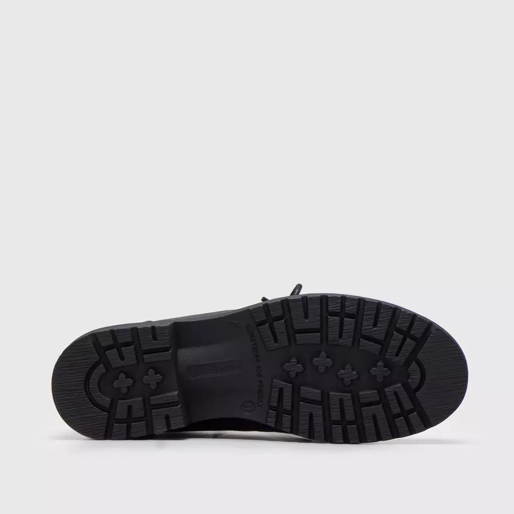 Adorableprojects - Vailey Oxford Genuine Leather Matte Black