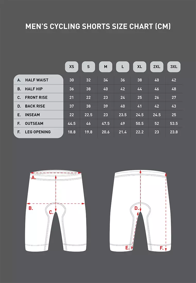 Men's Cycling Shorts – Black | Breathable Performance Fit