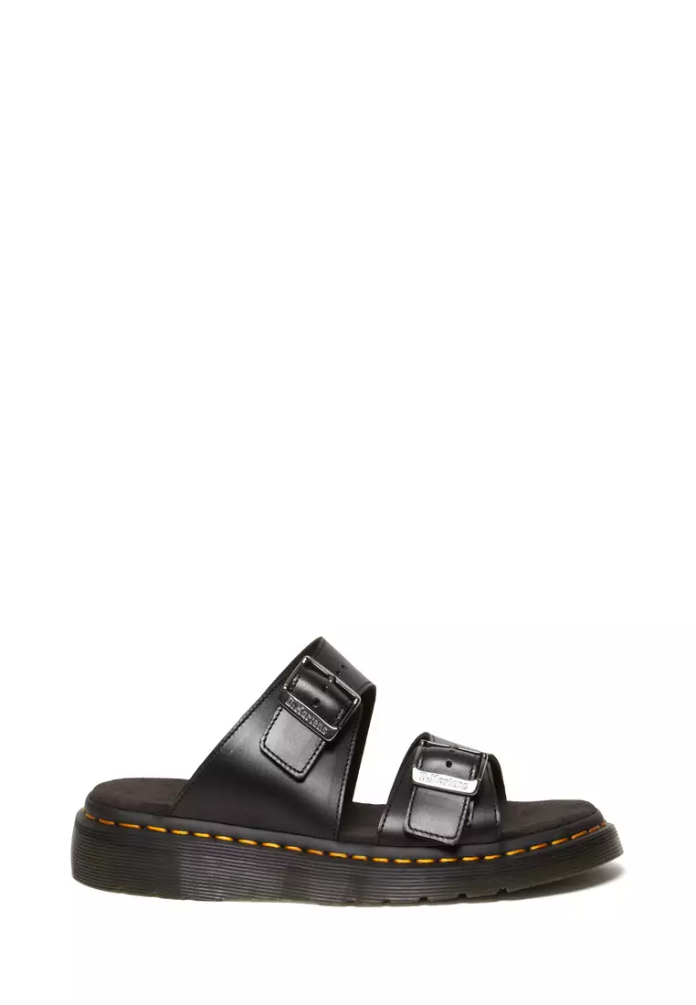 Discount on Dr. Martens  shoes - SKU: Josef Leather Buckle Slide Sandals