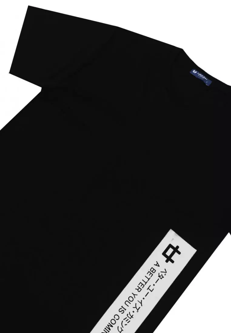 MTI34 Kaos T-Shirt Pria Instacool Byic Waist Label