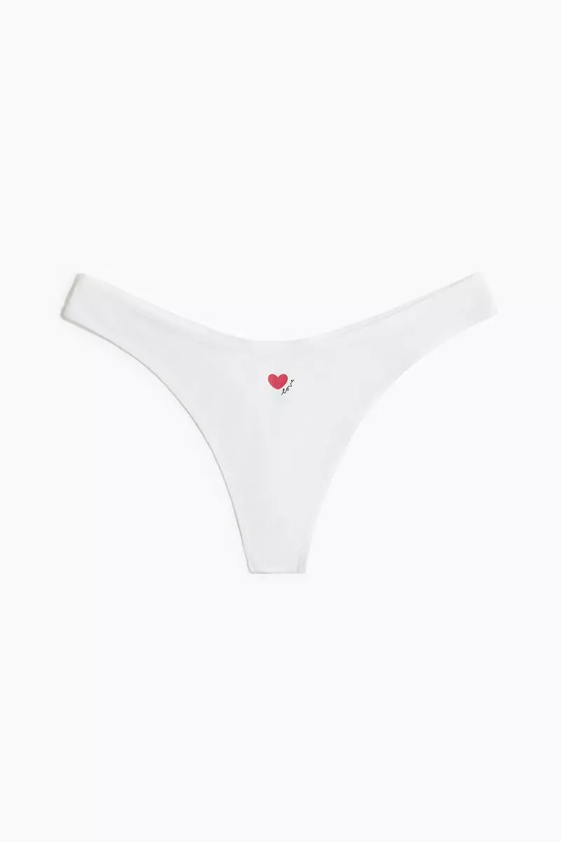 5-pack cotton thong briefs