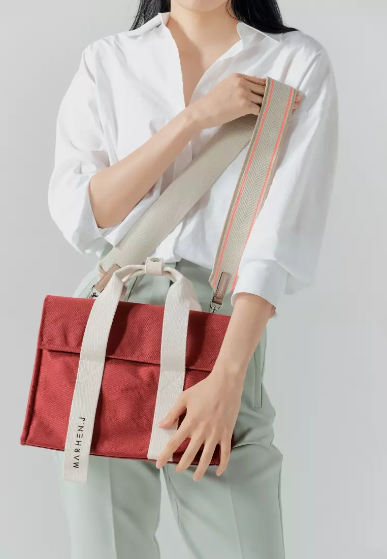 ROY MINI Canvas Crossbody Bag Jester Red