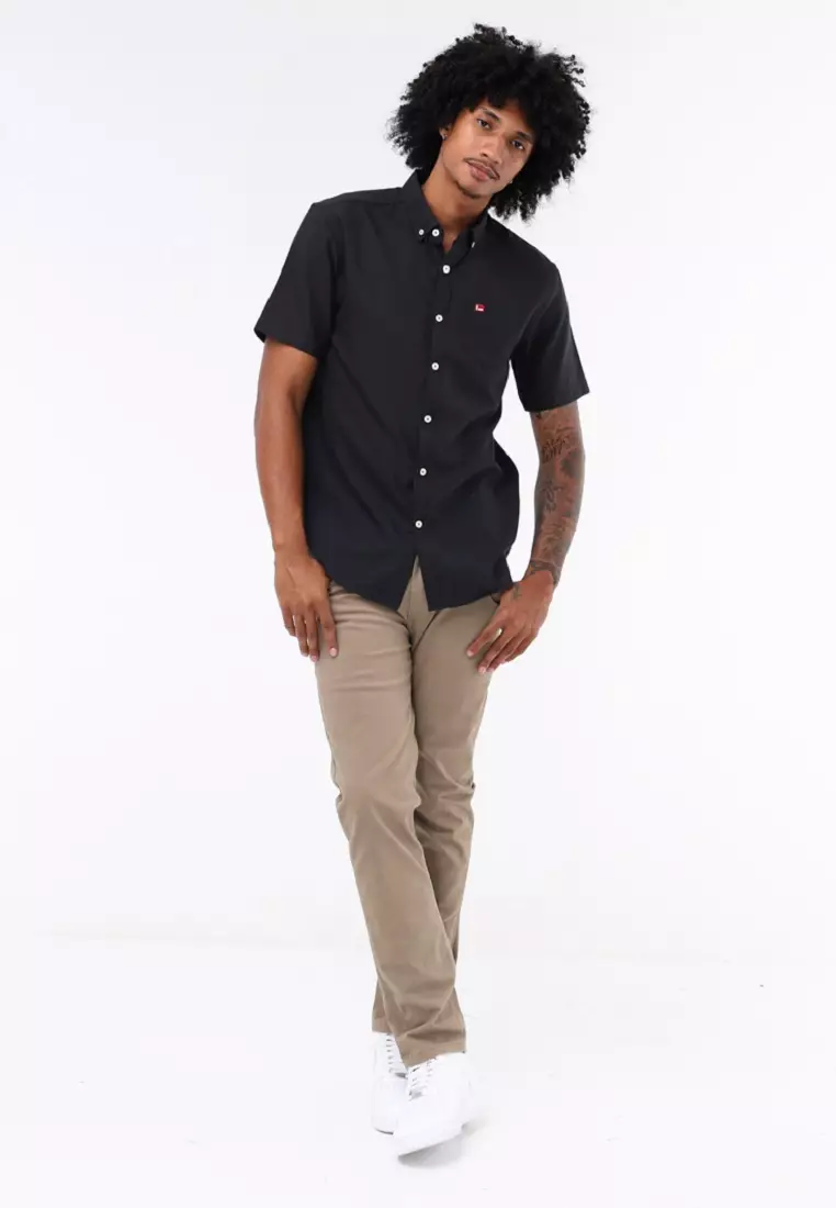 Woven Polo Short Sleeve