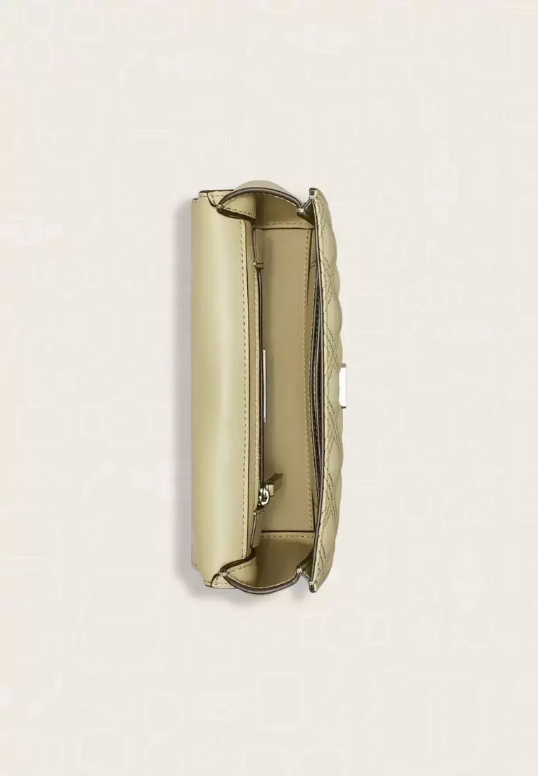 Tory Burch Small Fleming Convertible Shoulder Bag Olive Sprig