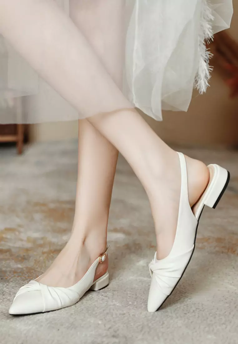 2.5CM Twist Strap Slingback Heel TE578-3