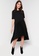 ck Calvin Klein black Fluid Micro Crepe Layered Dress F3088AA10BC711GS_1