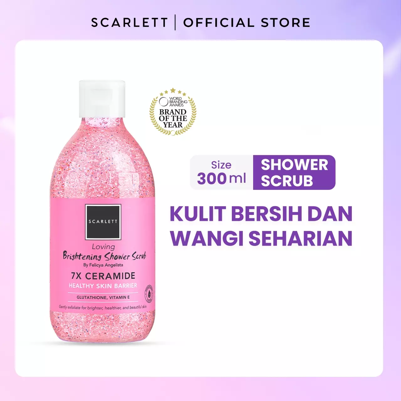 Scarlett Whitening Shower Scrub Loving