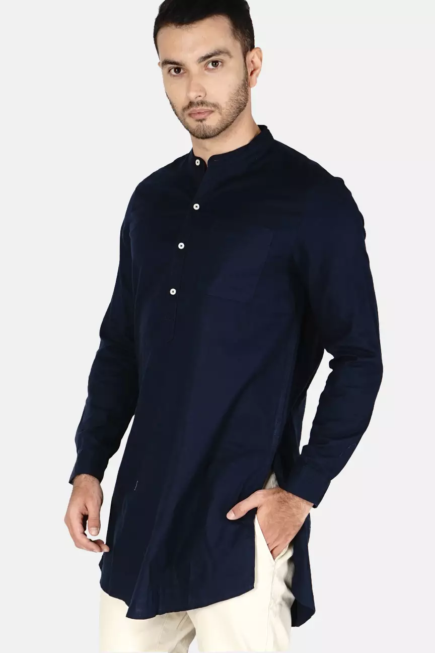 Kemeja Pria Walter Navy