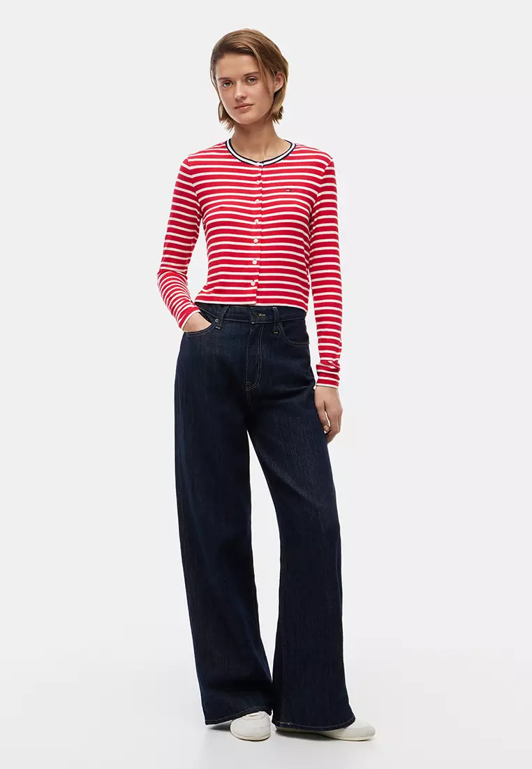 Slim Jersey Cardigan - Tommy Jeans