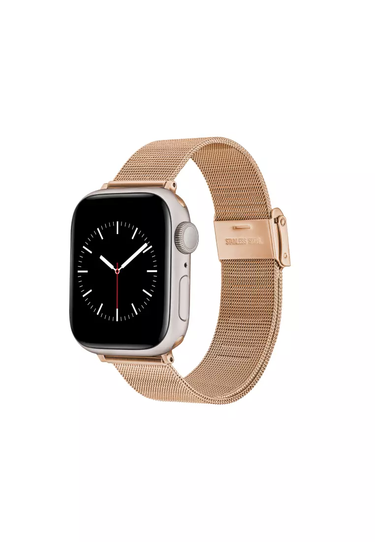Smart Watch Mesh Strap Melrose Rose Gold - DW Strap for Apple Watch 38, 40, 41mm