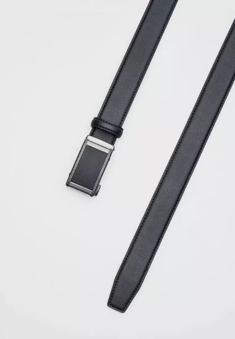 Black Automatic Buckle Belt
