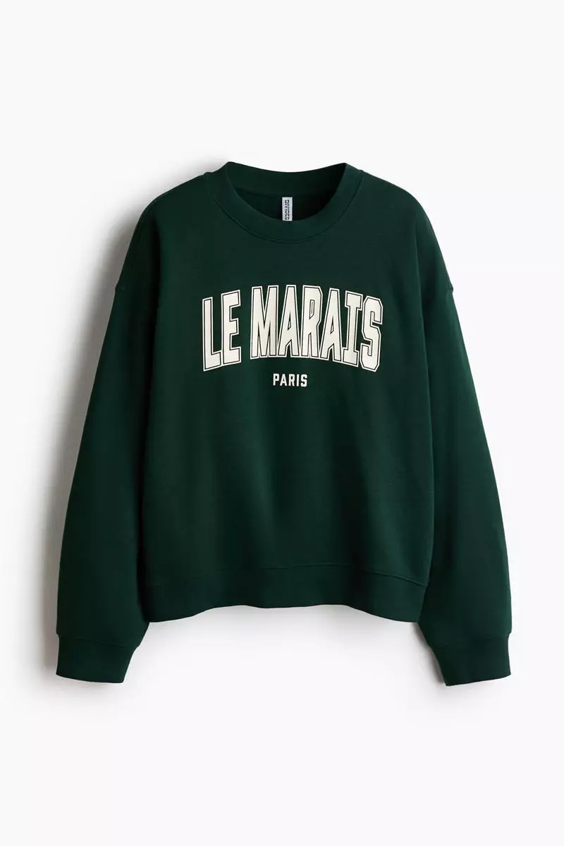 Print-motif sweatshirt