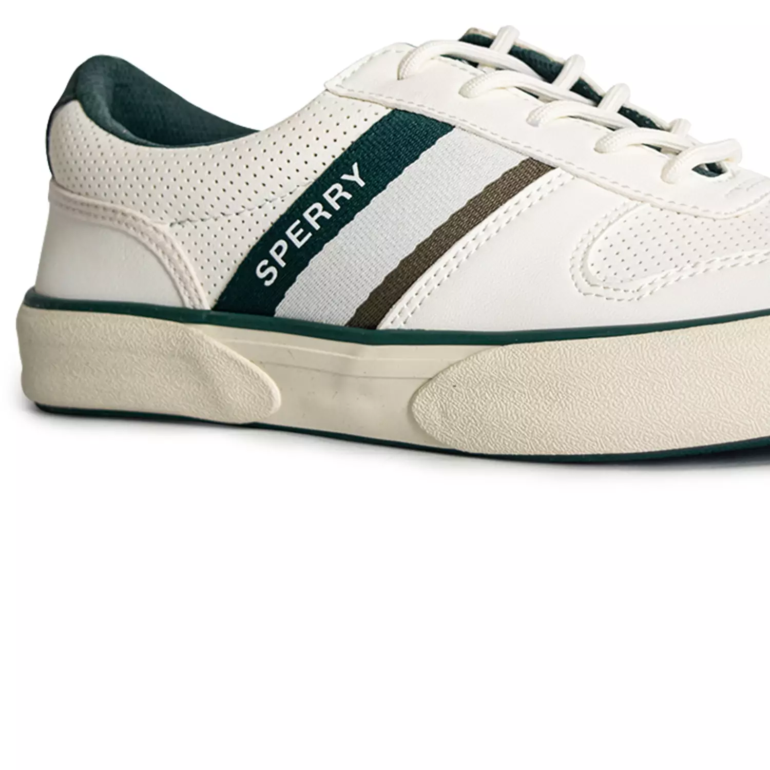 Men's Halyard Retro II Sneakers - Off-White/Dark Green (25S00521)