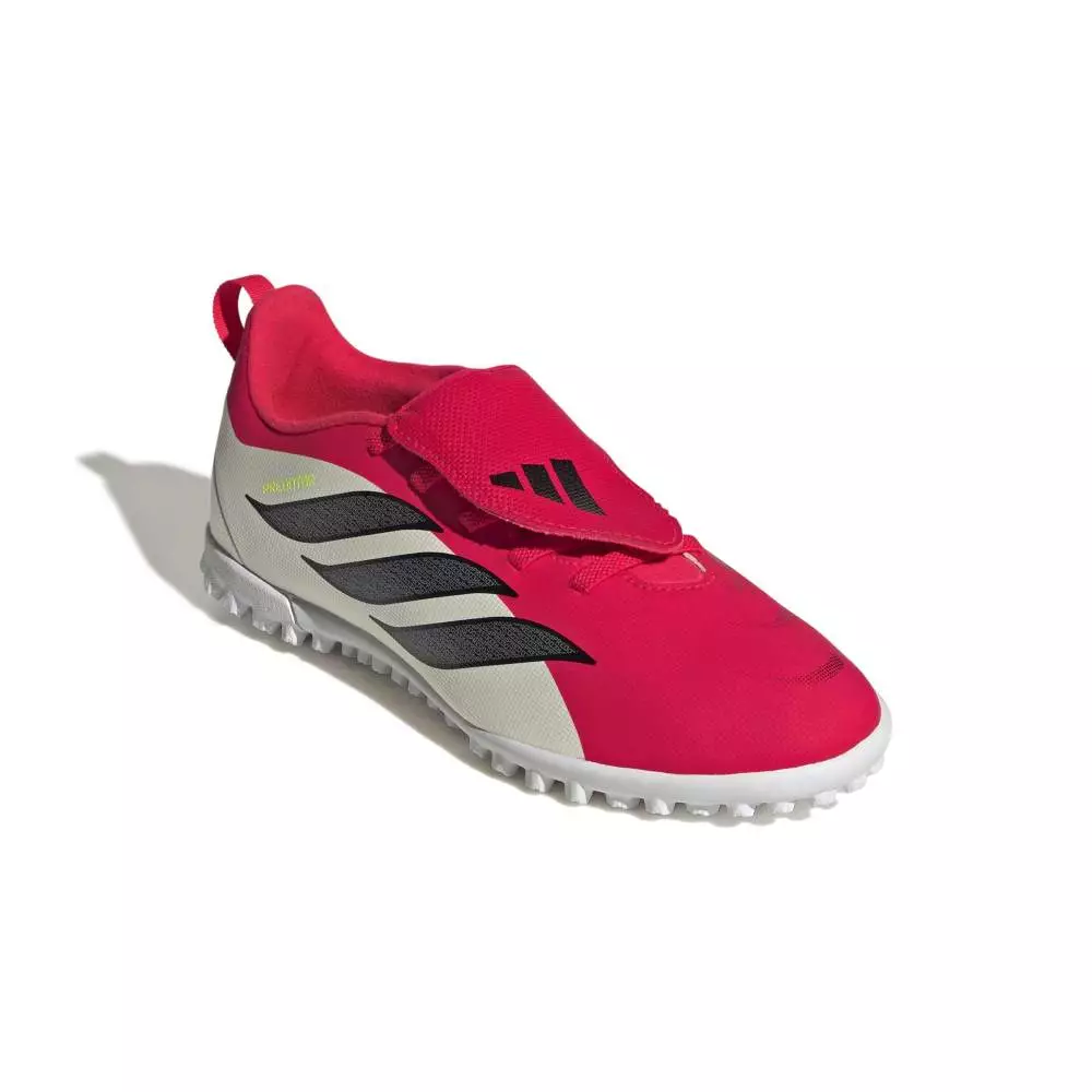 ADIDAS Predator Club Fold-Over Tongue El Tf J JR5913 - Sepatu Bola Anak (Merah)