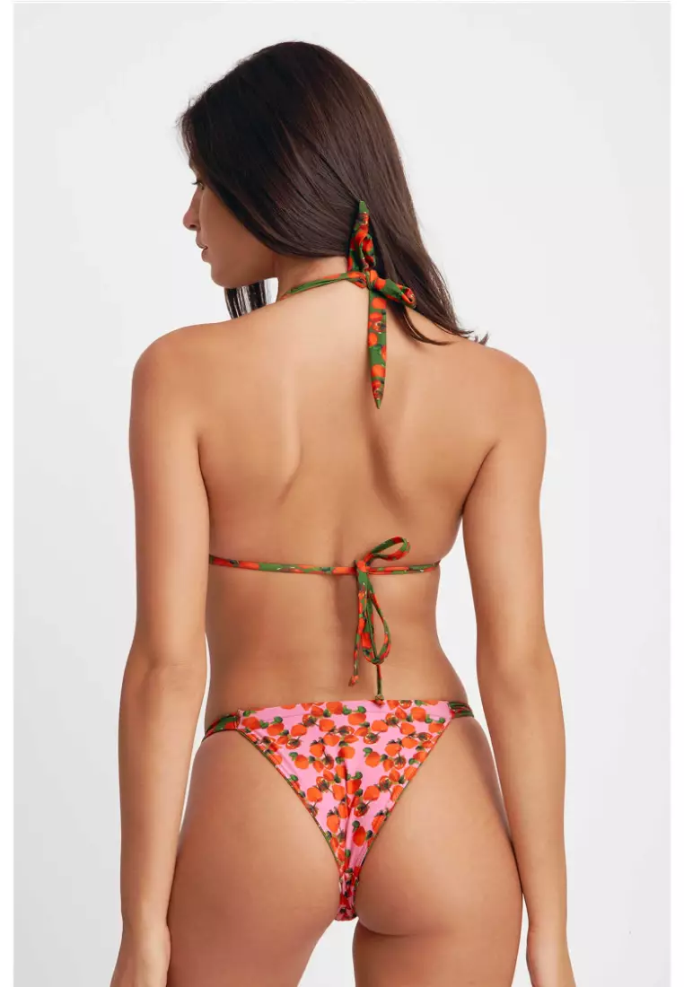 Giana Reversible Cheeky Bikini Bottoms / The Big Apple