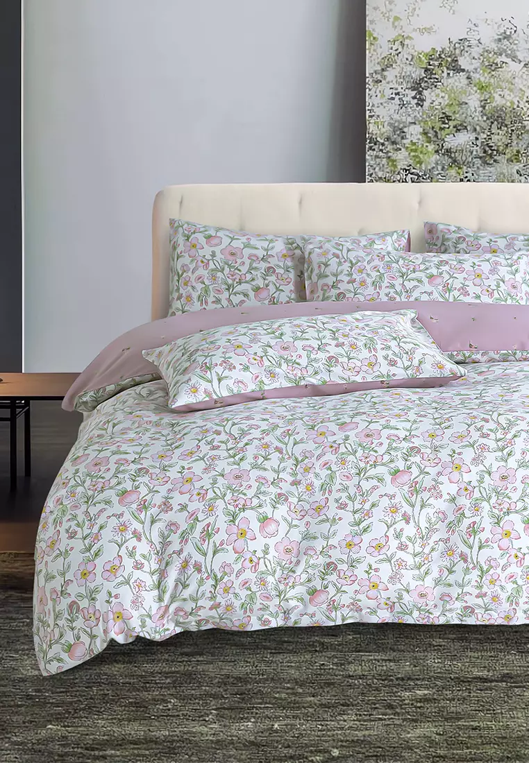 Buy Adalyn 930TC 100 Combed Cotton Bed Sheet Set (Everyday