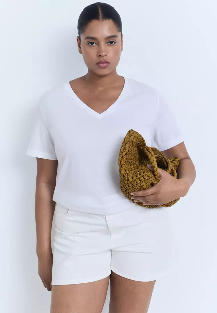 V-Neck Cotton T-Shirt