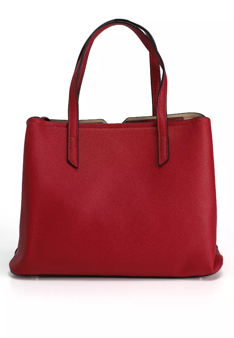 Pebbled Multi-Compartment Tote