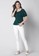 FabAlley green Buttoned Puff Sleeve Blouse C8599AA927CE3BGS_4