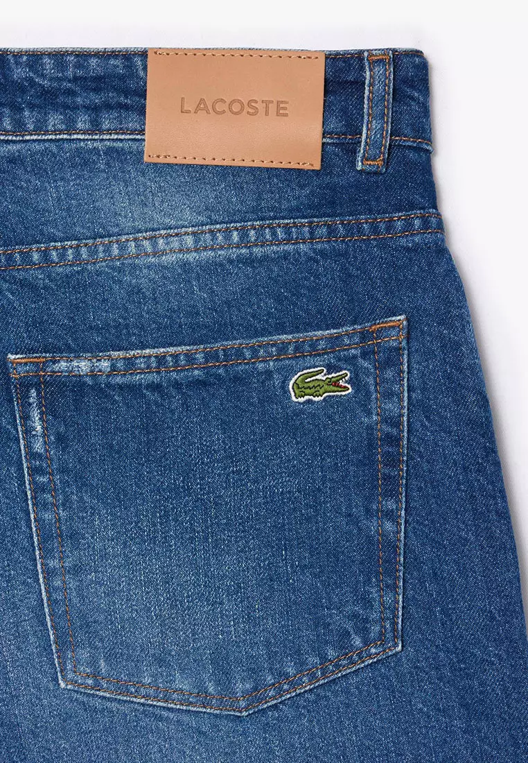 5 Pocket Straight Cut Indigo Jeans