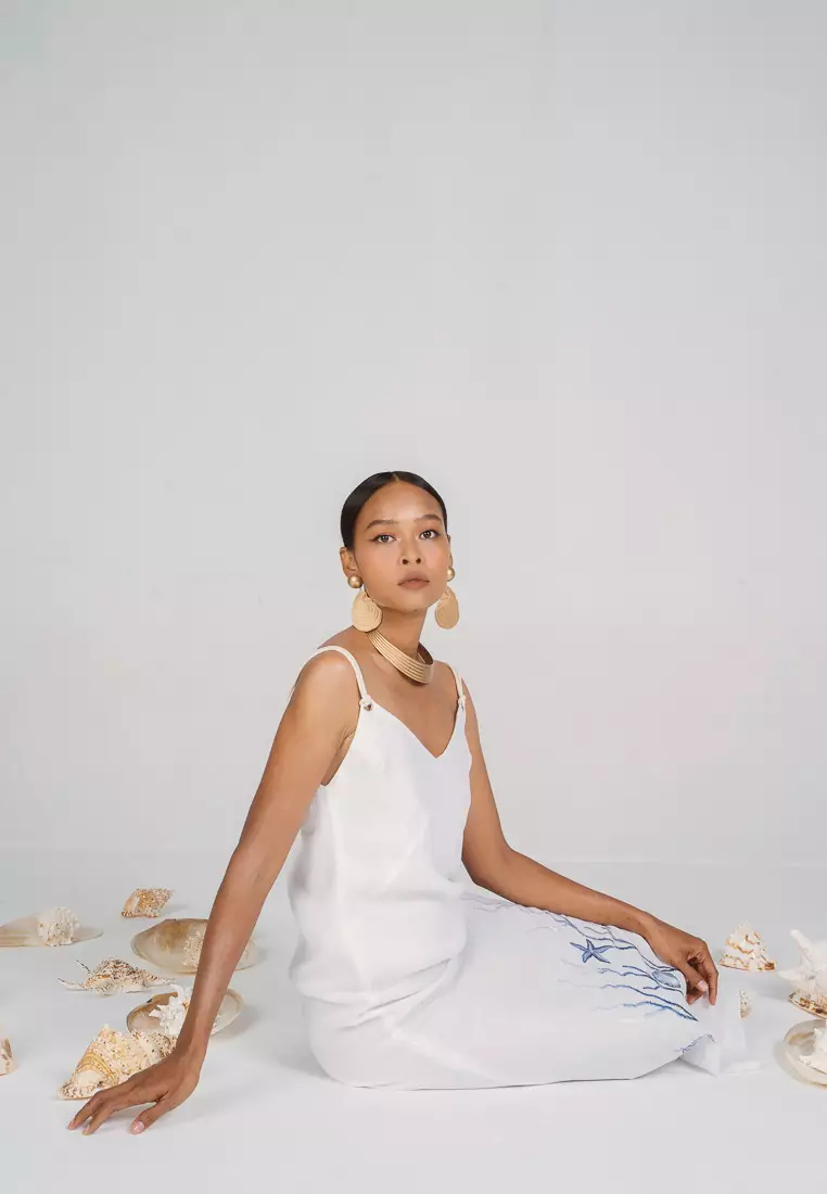 New Linen New Horizon Maxi Linen Dress