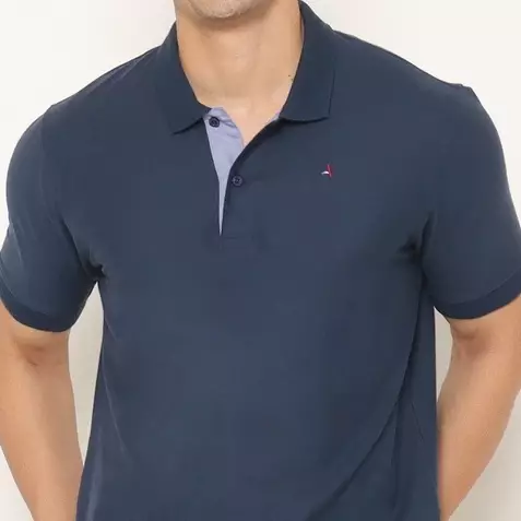 AMK Polo Shirt Pria PS Pigeon Navy