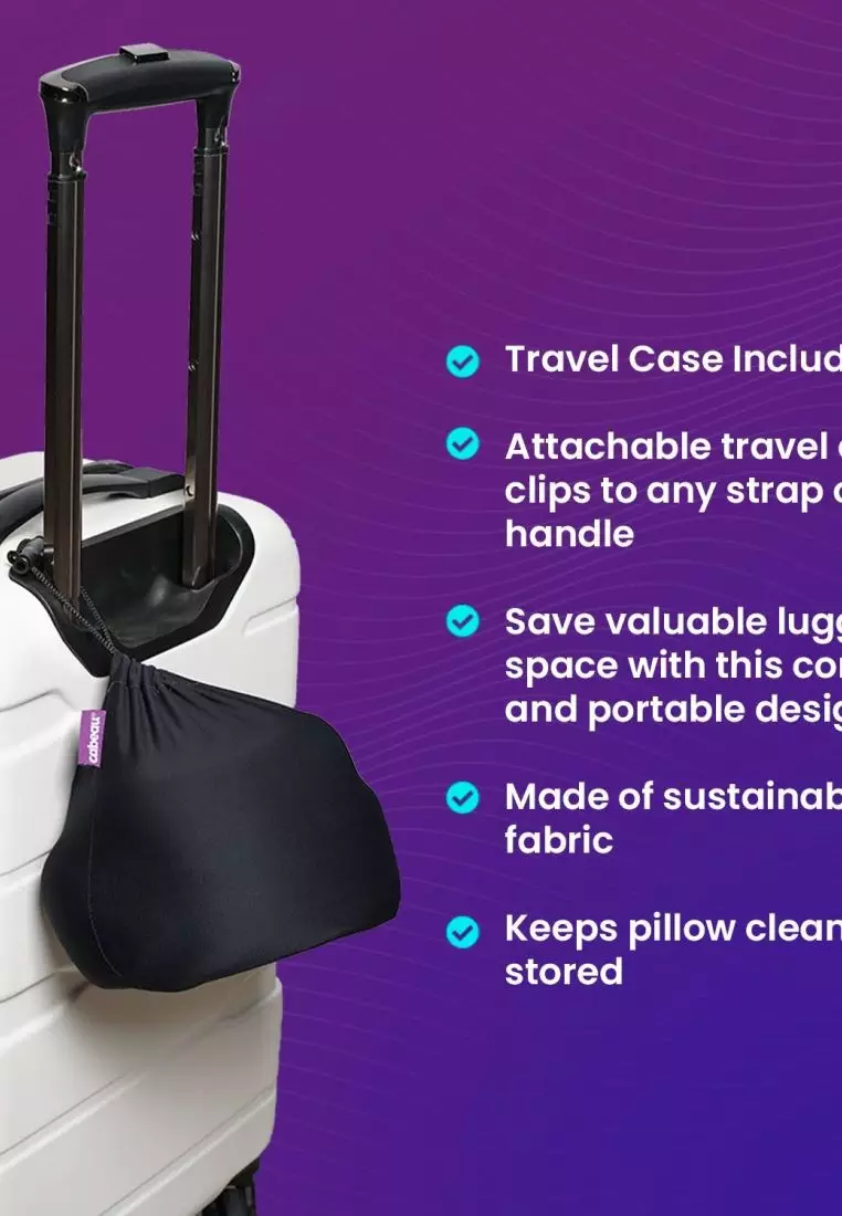 Cabeau Evolution Earth Deluxe Travel Pillow - Water Blue/Lt.Blue