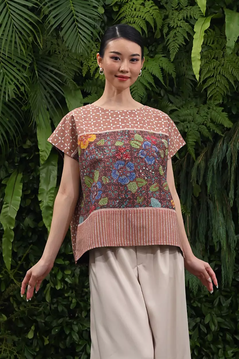 Jual Nona Rara Batik NONA RARA - Dhini Trio Encim T4268, Baju Kerja ...