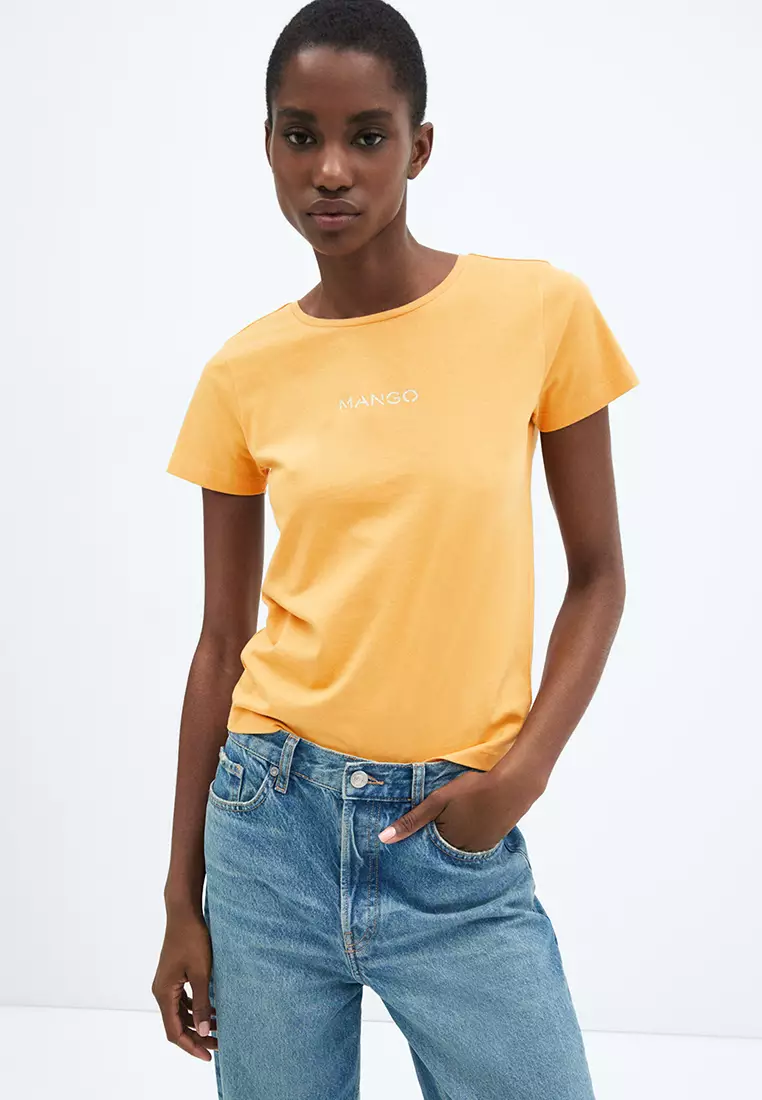 Yellow t shirt online hot sale