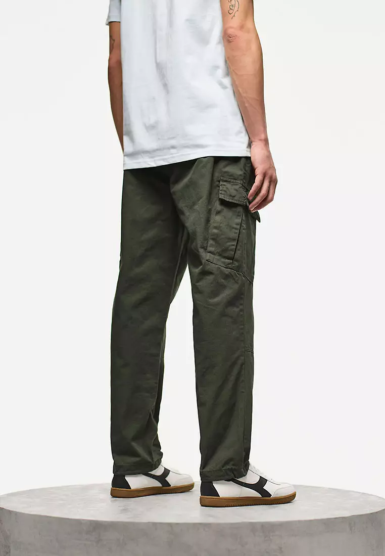 MENS BLACK FOREST ELDON RELAXED COTTON PANT